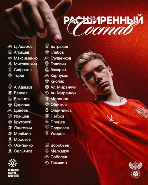 
        Решения Карпина вновь вызывают вопросы: в списке сборной России оказалось несколько спорных кандидатур
	
